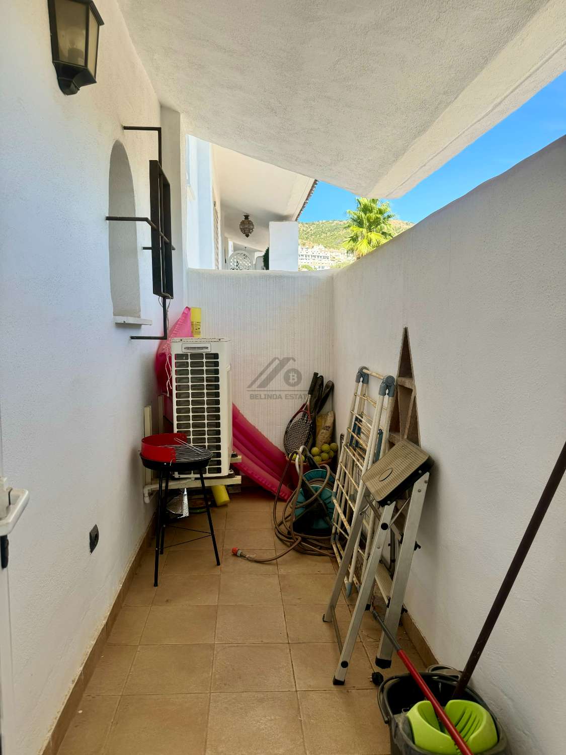 Penthouse met zwembad en uitzicht op zee in Benalmadena Pueblo