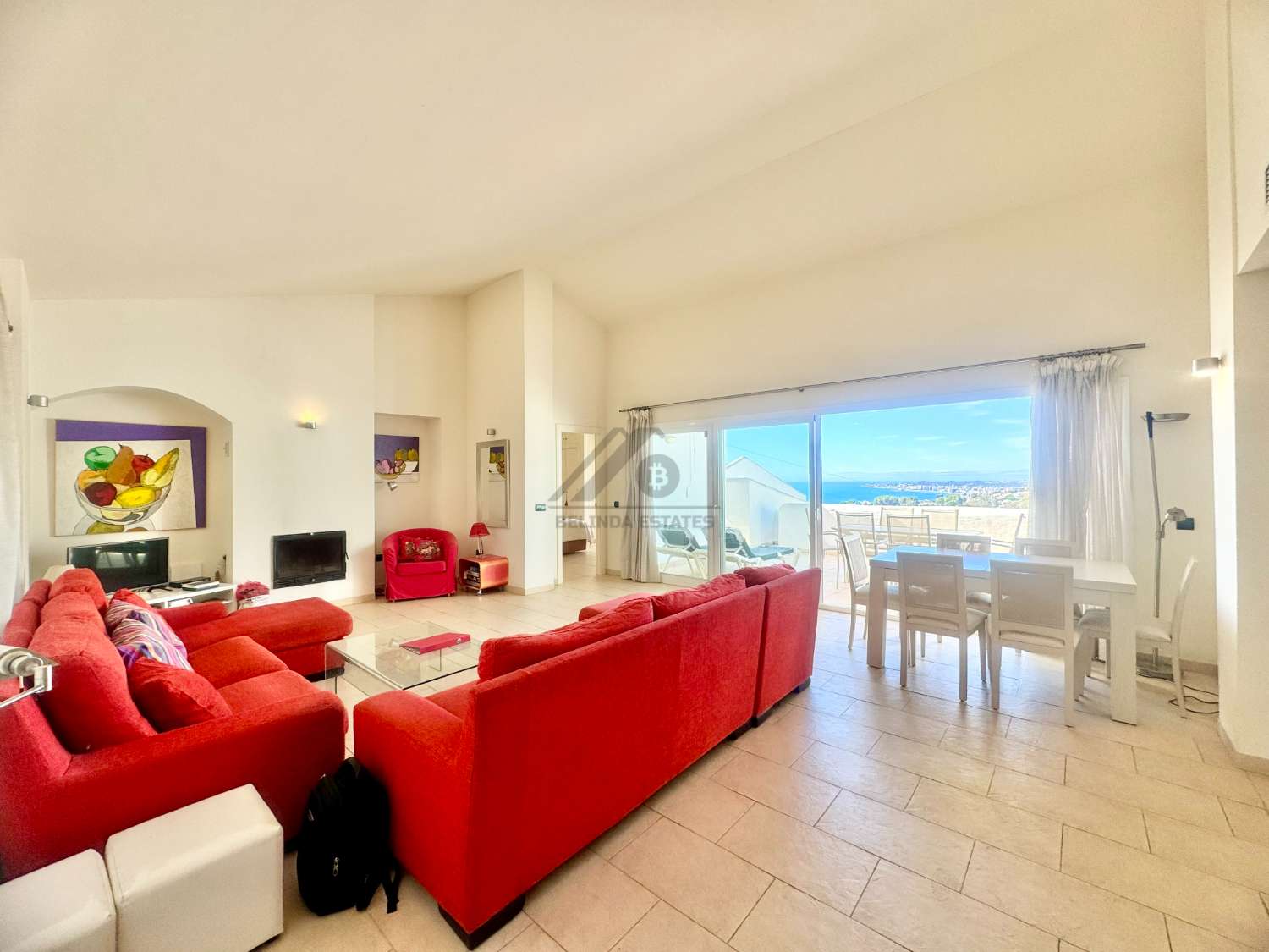 Penthouse mit Pool und Meerblick in Benalmadena Pueblo