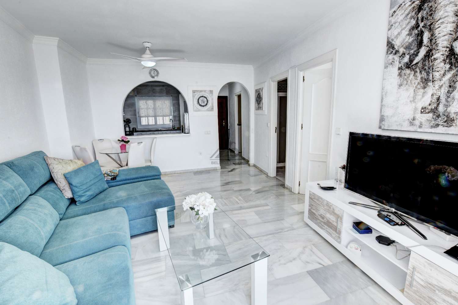 Světlý penthouse s výhledem na moře v Benalmádena Pueblo
